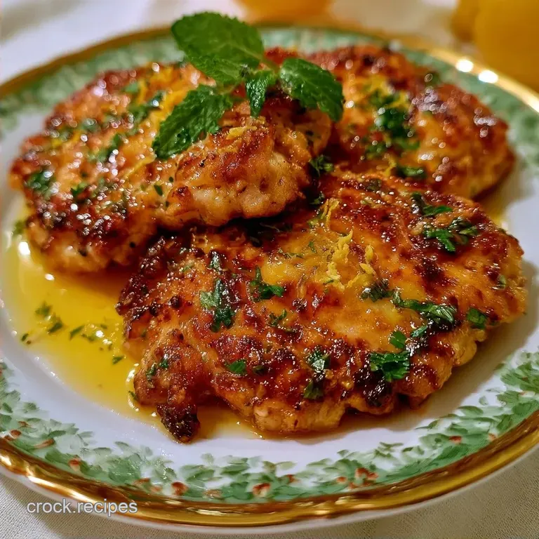 Slow Cooker Lemon Chicken Thighs with Garlic