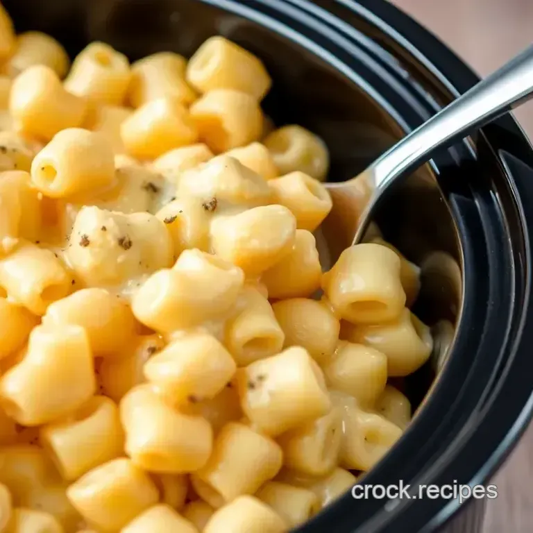 Creamy Crock Pot Mac and Cheese with Cream Cheese