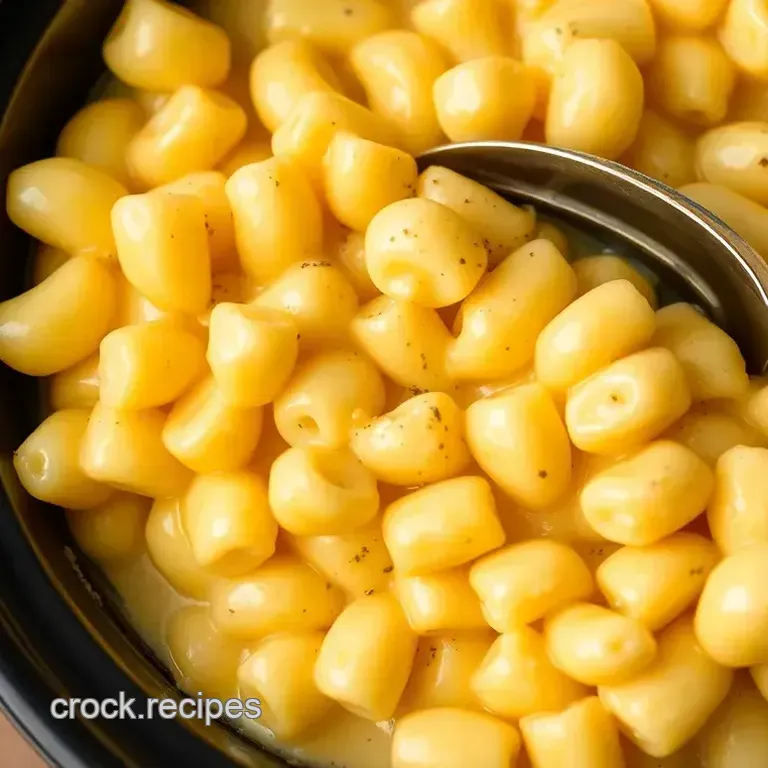 Creamy Crock Pot Velveeta Mac and Cheese