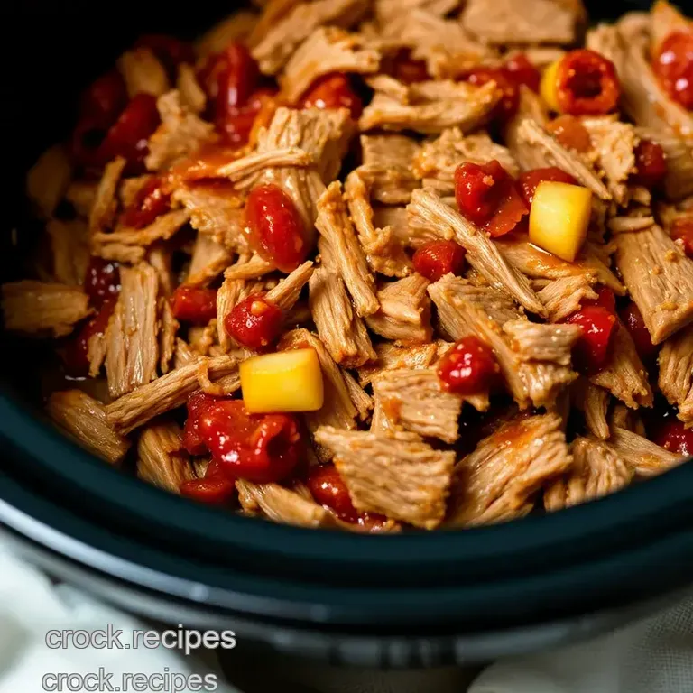 Slow Cooker Pulled Pork: Apple Cider Bbq Bliss presentation