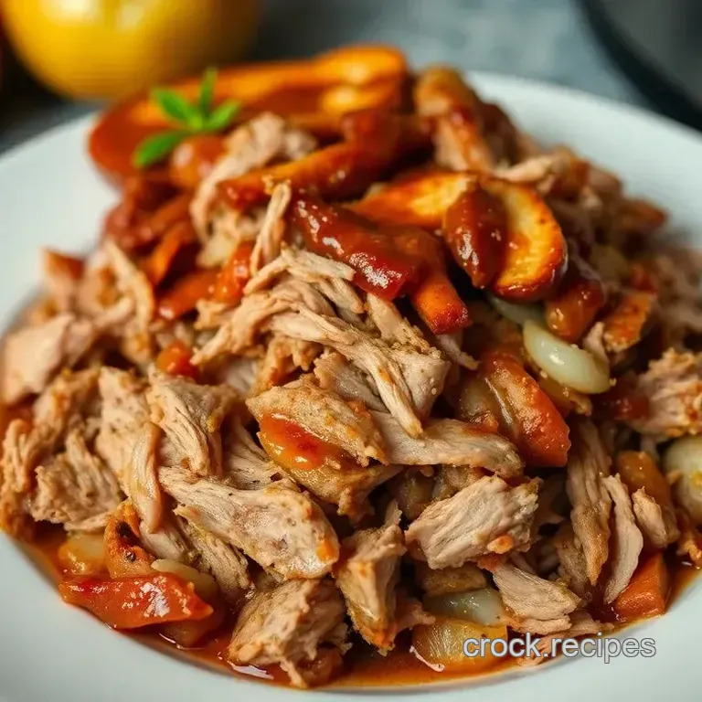 Slow Cooker Pulled Pork: Apple Cider BBQ Bliss
