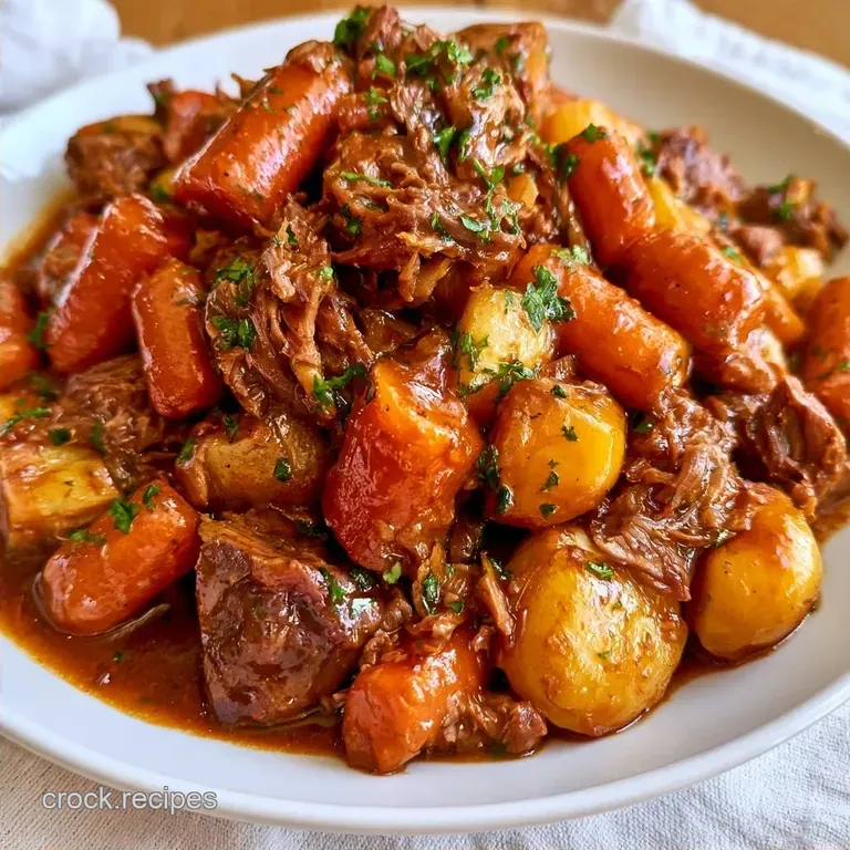 Slow Cooker Roast With Gravy: Ultra-Tender