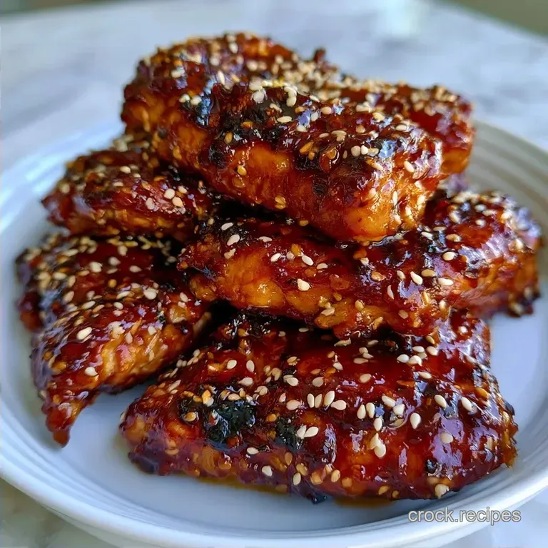 Effortless Slow Cooker Sesame Chicken