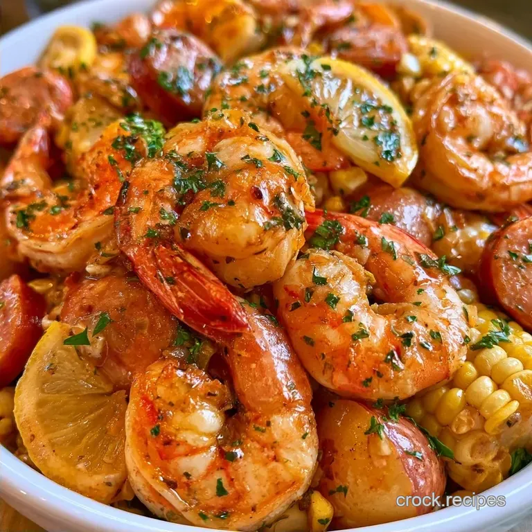Low Country Slow Cooker Shrimp Boil