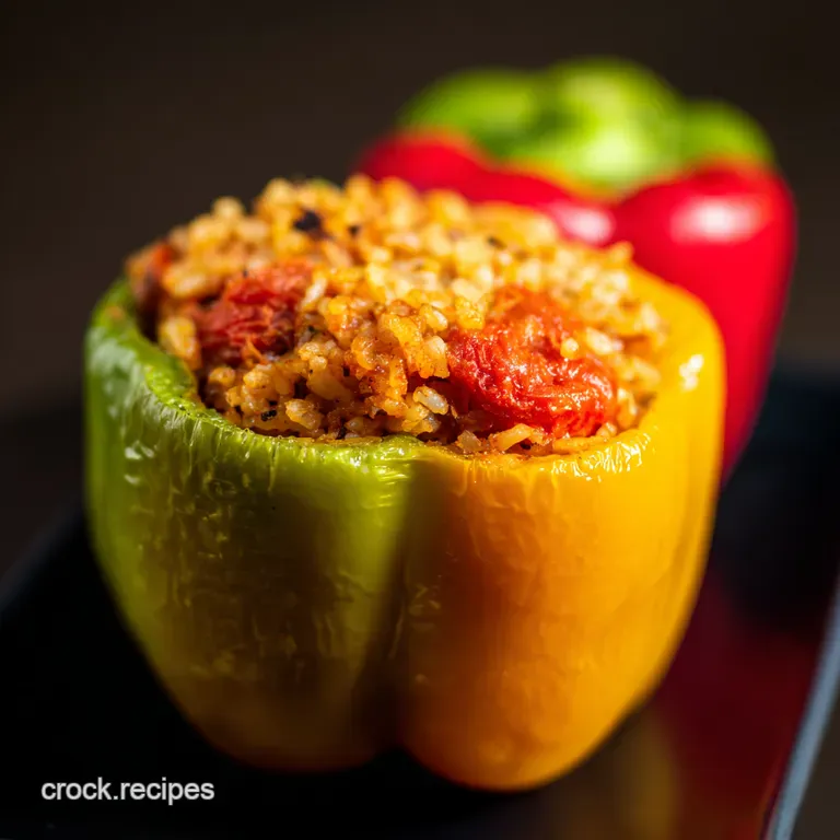 Slow Cooker Stuffed Peppers