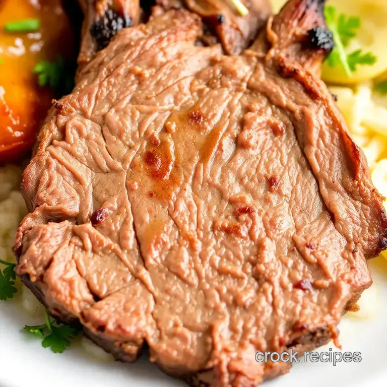 Slow Cooker Tri-Tip Roast presentation