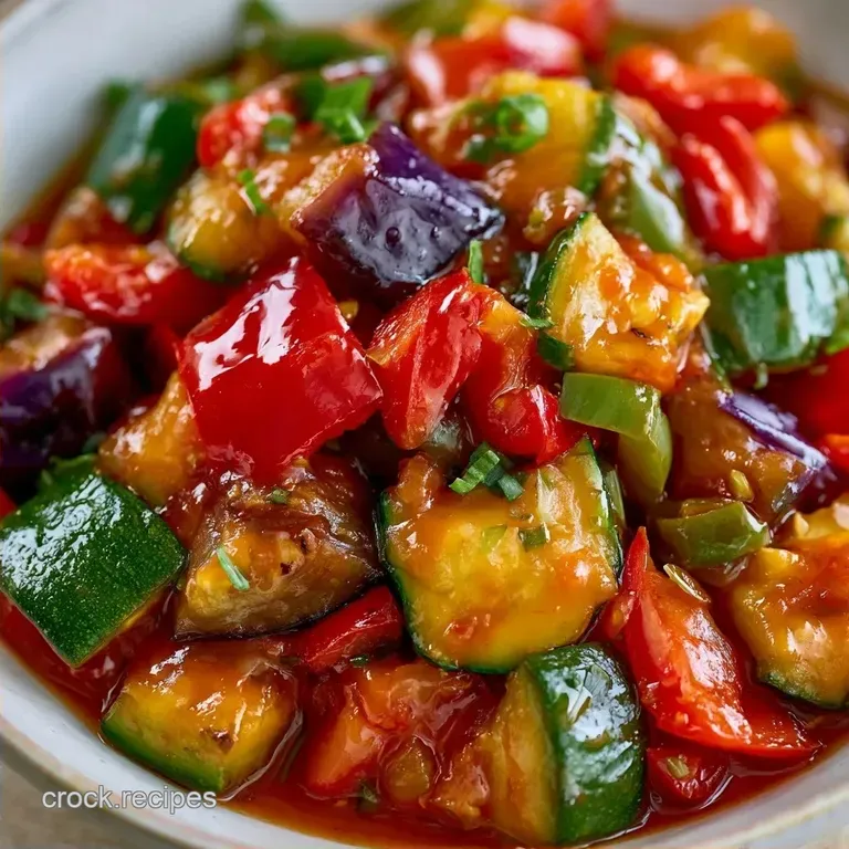 Slow-Cooked Summer Vegetable Ratatouille