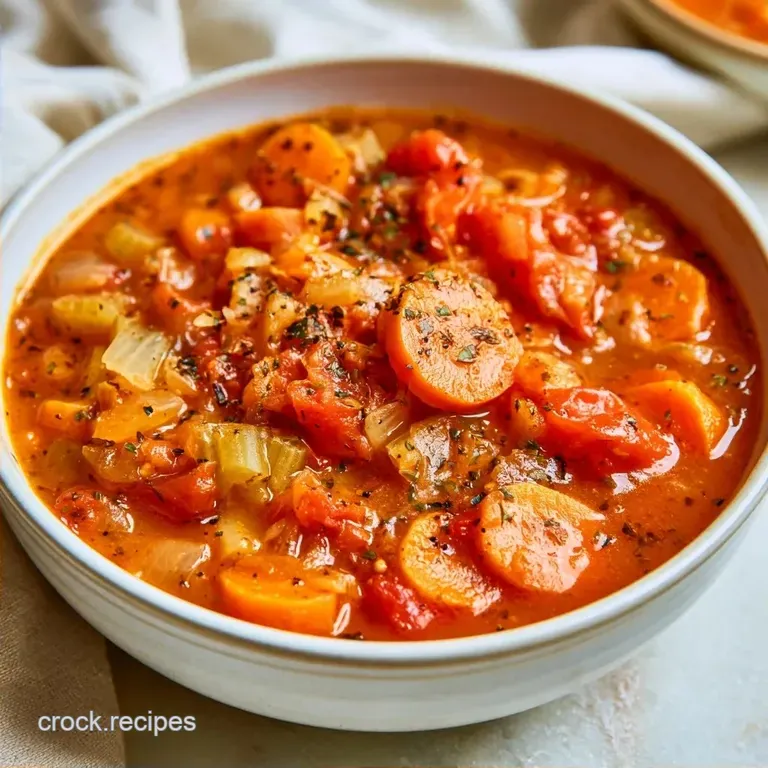 Slow Cooker Vegetarian Minestrone: Hearty Italian Soup