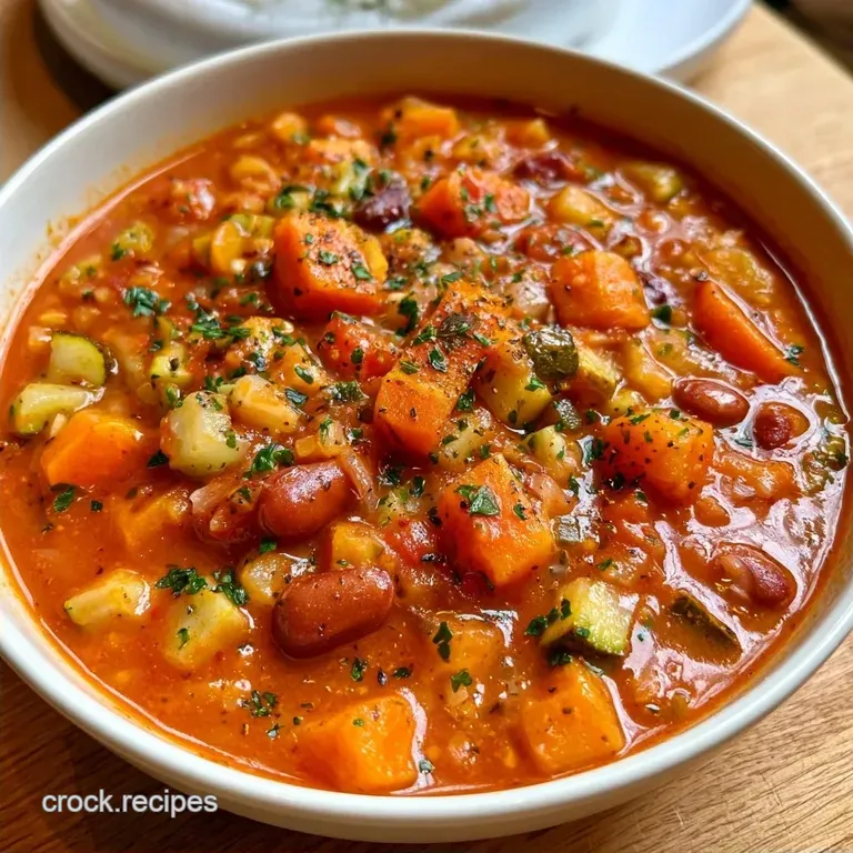 SlowCooker Vegetarian Minestrone in 6 Hours