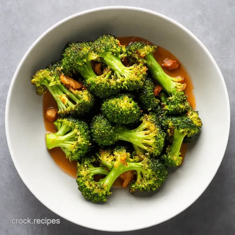Smoked Paprika Garlic Barbecued Broccoli Bliss