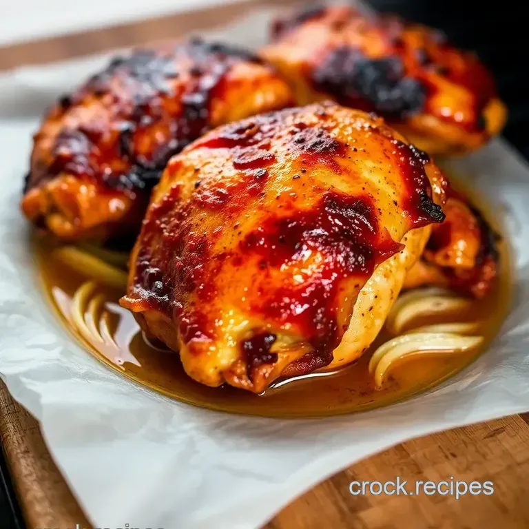 Smoky Glazed Chicken Thighs: An Irresistible Barbecue Delight presentation