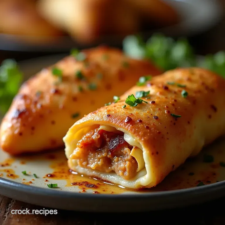 Smoky Savoury Porta Pit Chicken Pockets Ovenbaked Edition presentation