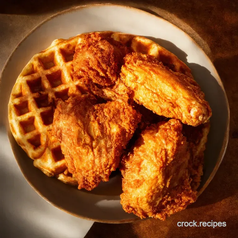 Soulful Southern Fried Chicken Waffles