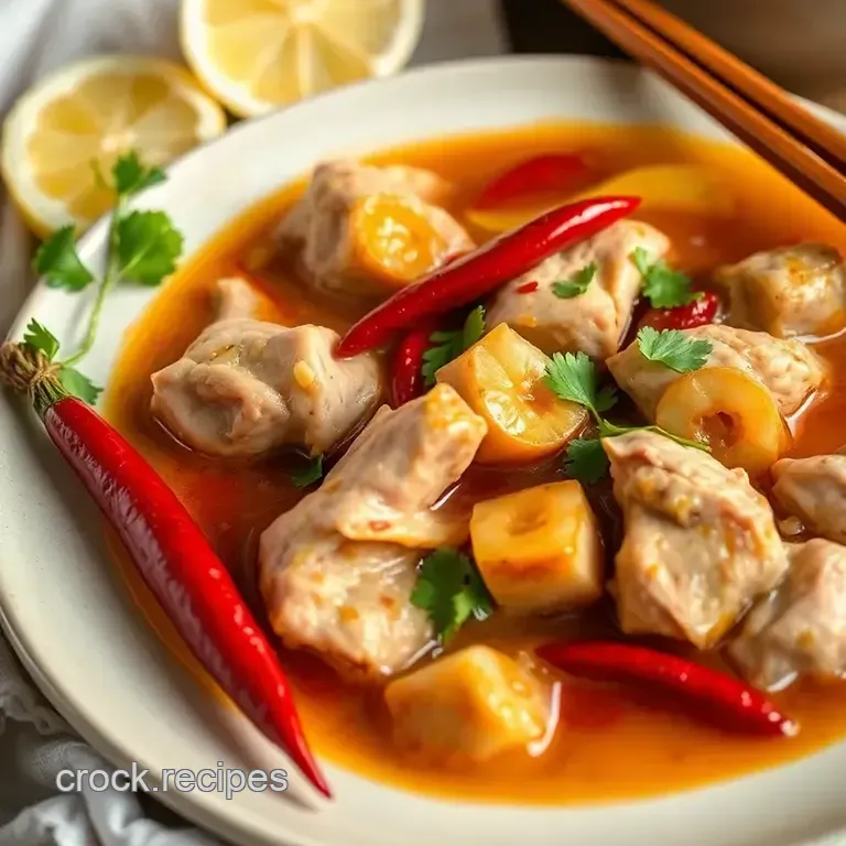 Lemongrass Infused Turkey Soup: A Zesty Warm-Up presentation