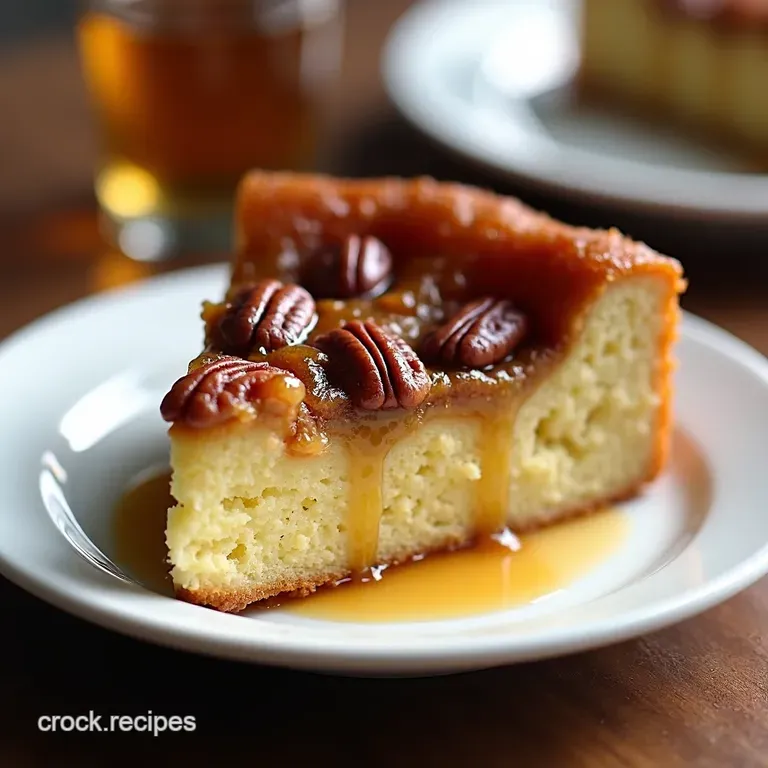 Southern Comfort Pecan Caramel Upside Down Cake