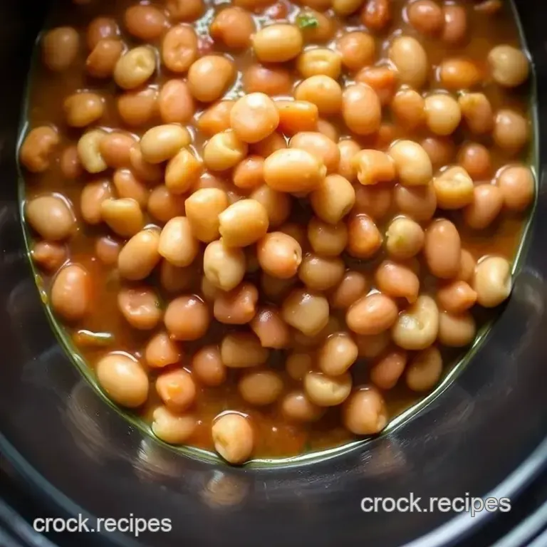 Southwestern Spiced Pinto Beans (Crock-Pot Simplicity) presentation