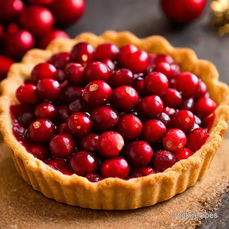Sparkling Candied Cranberries Tart Sweet Holiday Gems presentation