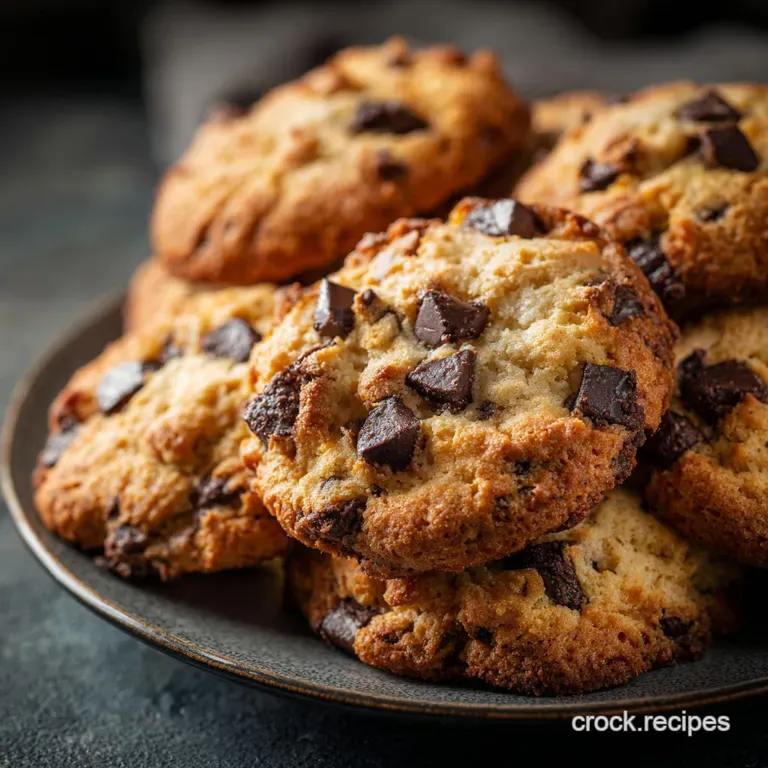 Air Fryer Keto Cookies Chefs Chewy Chocolate Chip Delight presentation