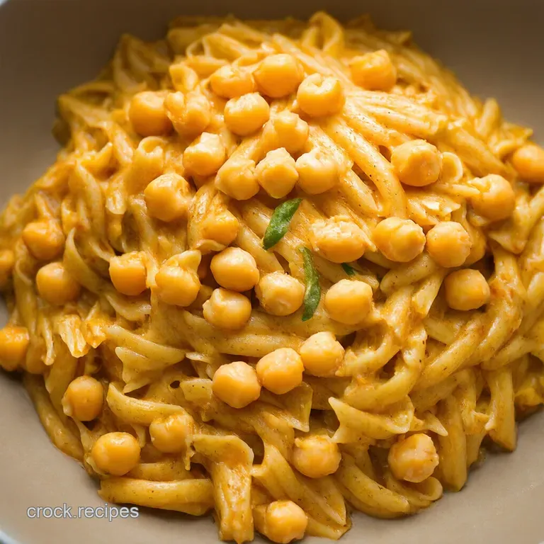 Speedy Chickpea Spinach Pasta Power Bowl