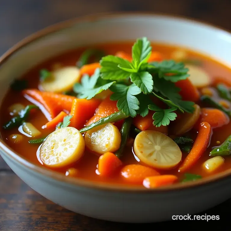 The Golden Broth Speedy Savoury Chinese Mixed Vegetable Soup