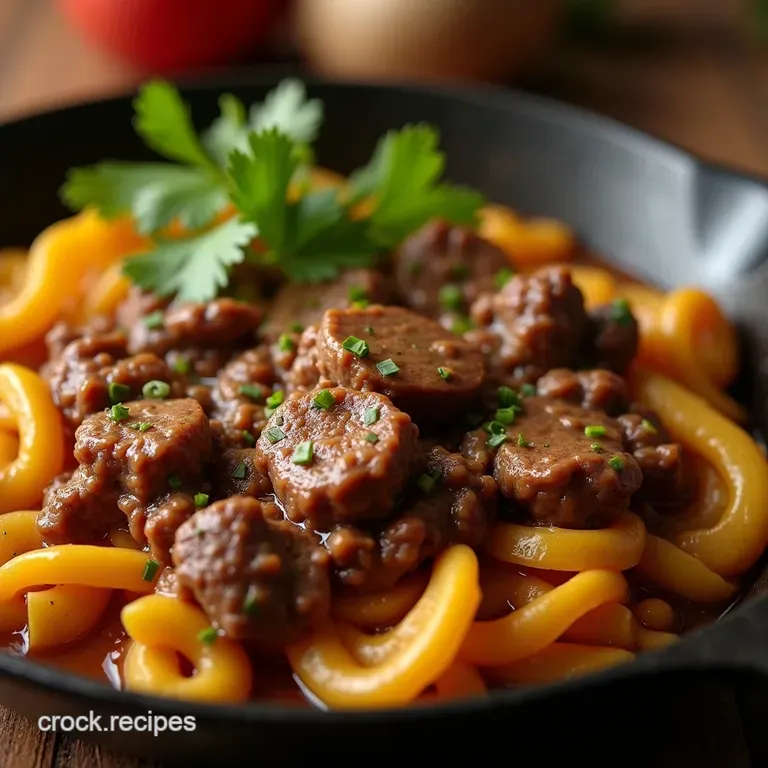 The Speedy Shepherds Skillet Ultimate Comfort Ground Beef Dinner presentation