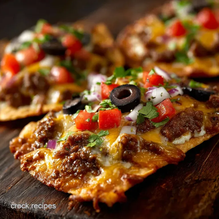 Speedy Fiesta Taco Pizza Bites Crispy 30Minute Appetizer