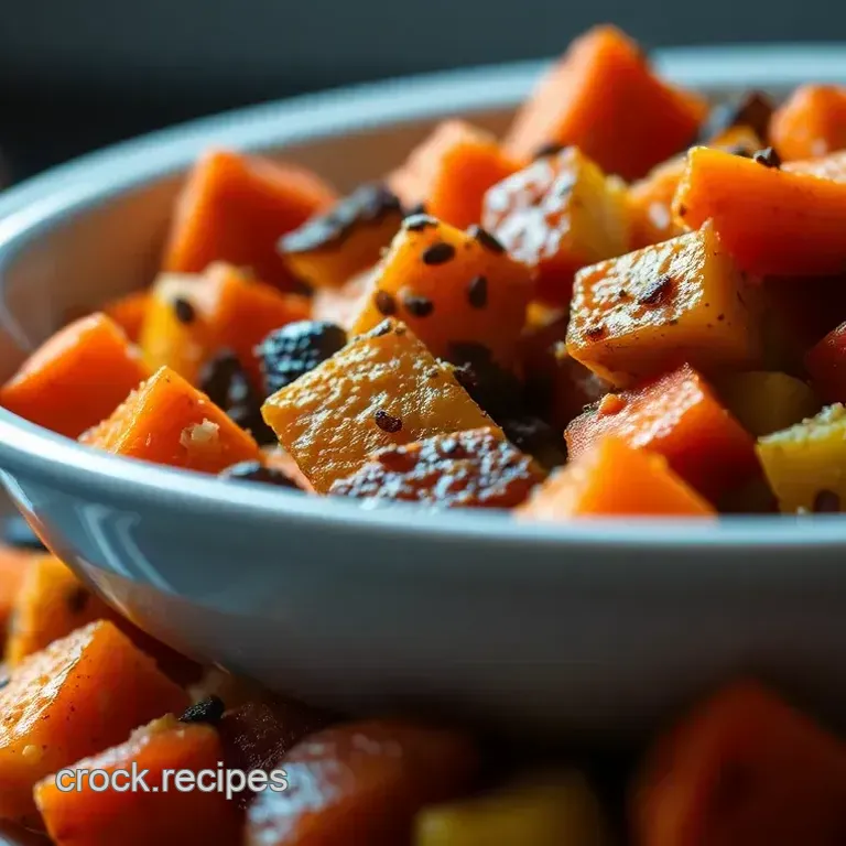 Spiced Autumn Root Vegetable Roast with Maple-Balsamic Glaze