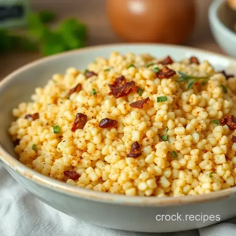 Cooked Couscous with Spices and Herbs