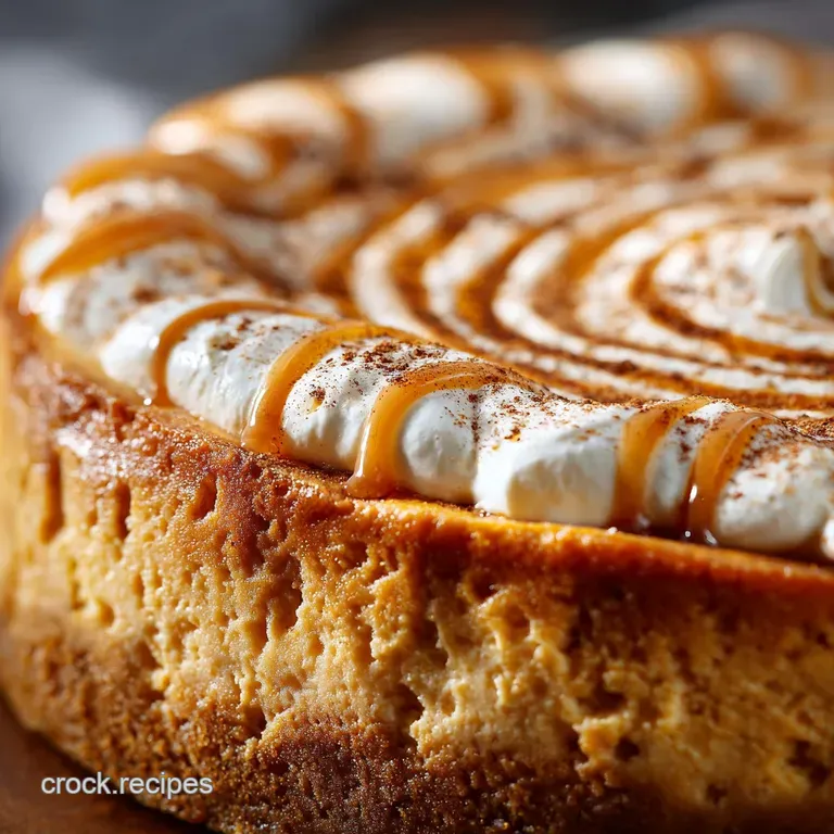 The Great British Bake Spiced Pumpkin Swirl Cheesecake Showstopper presentation