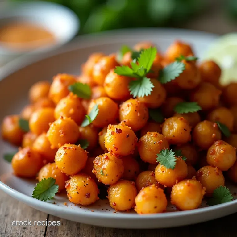 Ultimate Crispy Air Fryer Spicy Chickpeas Recipe