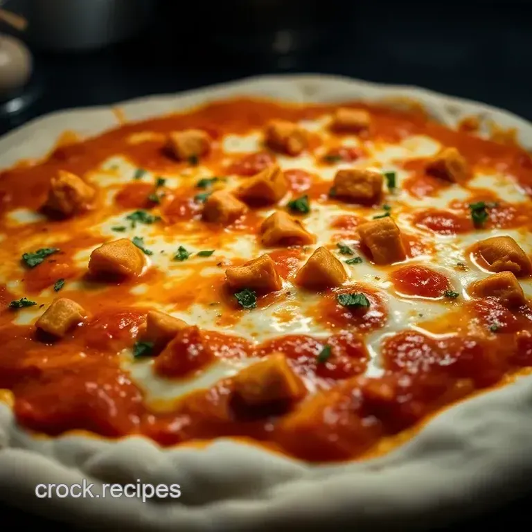 Spicy Buffalo Chicken Pizza with Creamy Ranch Drizzle