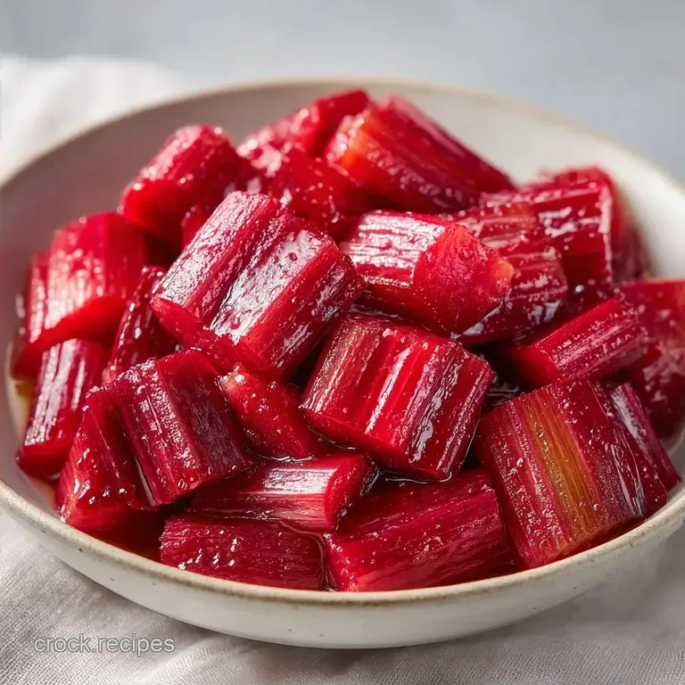 Spicy Rhubarb Chutney: Tangy and Glossy
