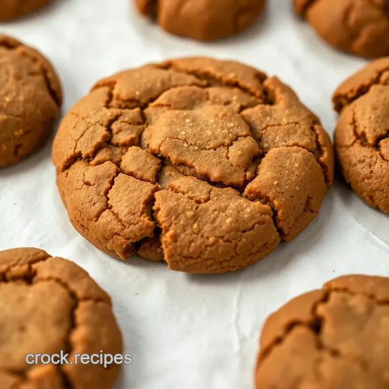 Spicy Sweet Ginger Molasses Cookies presentation
