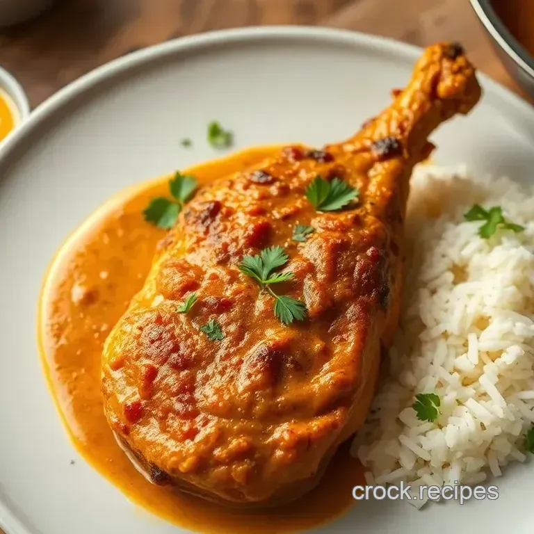 Bake Tandoori Chicken with Creamy Curry Sauce