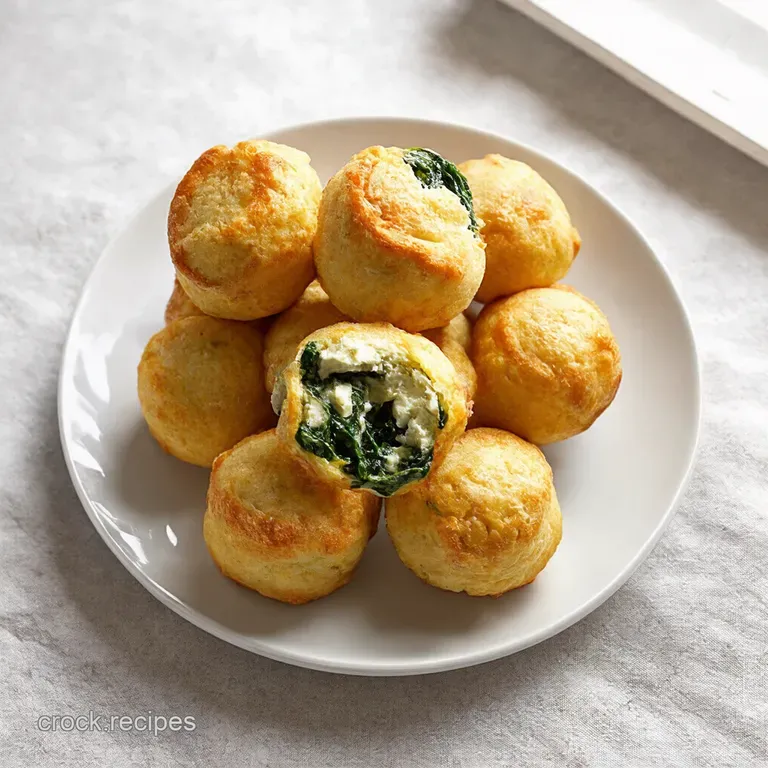 Spinach & Feta Puff Pastry Bites