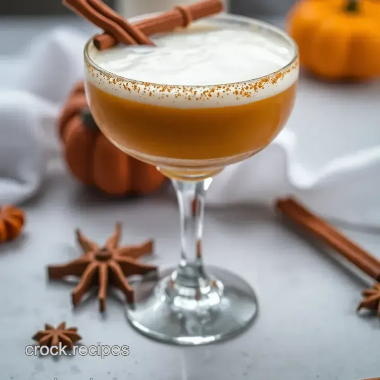 Spooktacular Pumpkin Spice White Russian presentation