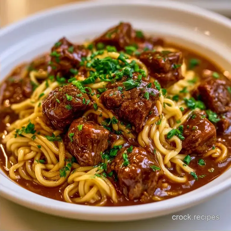 Hearty Steak Bites Noodles