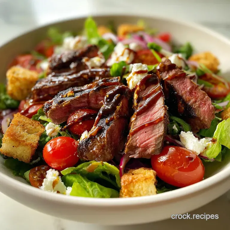 Steak Salad with Balsamic Dijon Dressing