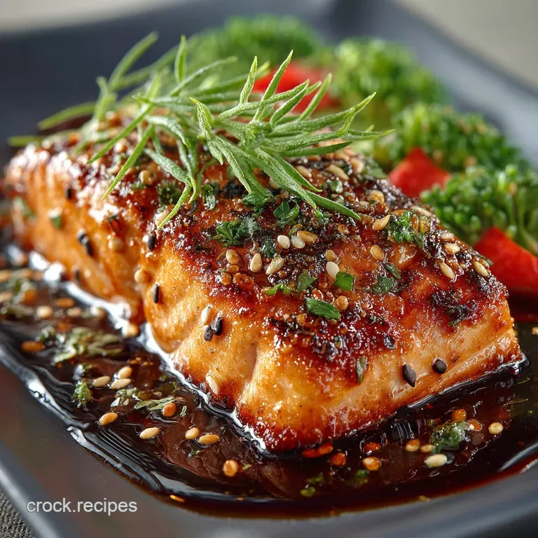 Sticky Soy and Brown Sugar Salmon Glaze a Weeknight Wonder presentation