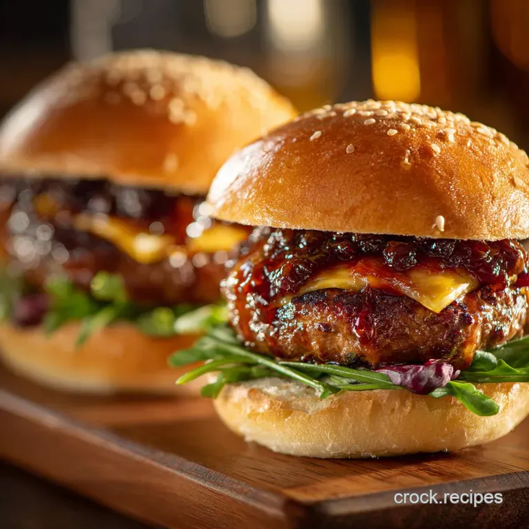 Cola Burgers: the Sticky Sweet Savory Umami Glaze Recipe presentation
