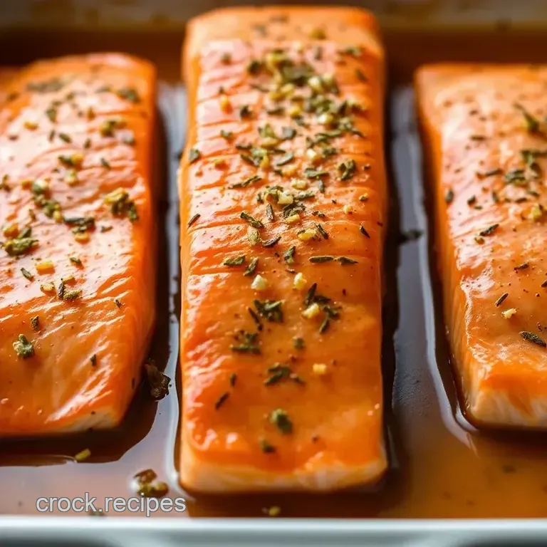 Sticky Honey Garlic Salmon: A Sweet and Savory Delight presentation