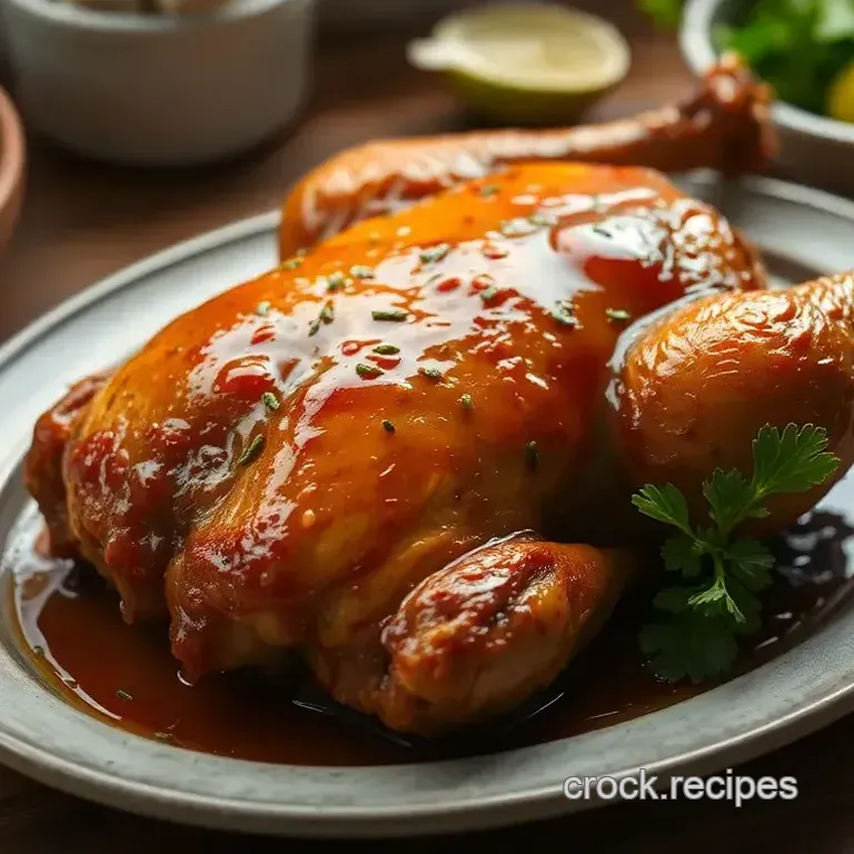 Zesty Roast Chicken with Sticky Lime Glaze