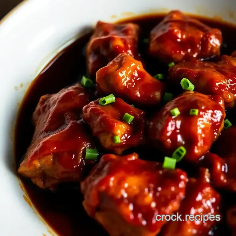 Sticky & Spicy Gochujang Chicken Thighs presentation