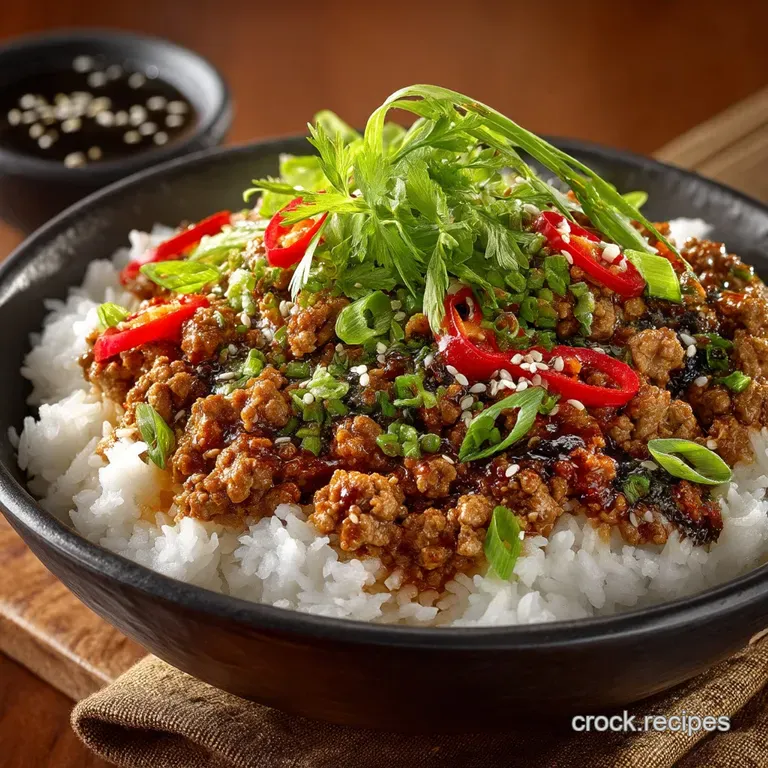OnePan Weekday Wonder Sticky Teriyaki Ground Turkey Power Bowls presentation