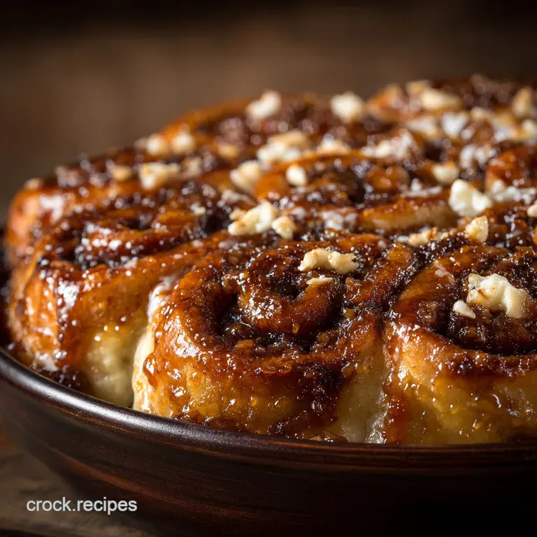 The Ultimate Sticky Toffee Cinnamon Roll Casserole a Brunch Bonanza presentation