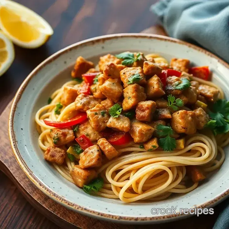 Speedy Tempeh Pad Thai: A Vegan Delight