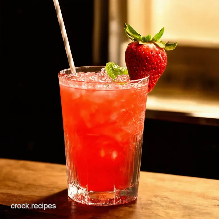 Strawberry Bliss Mojito A Burst of Summer in Every Sip presentation