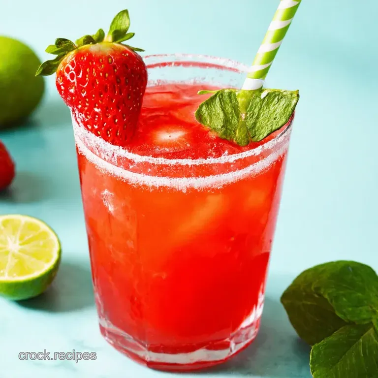 Strawberry Mojito Drink My Easy Refreshing Summer Bliss Strawberry Bliss Mojito A Burst of Summer in Every Sip