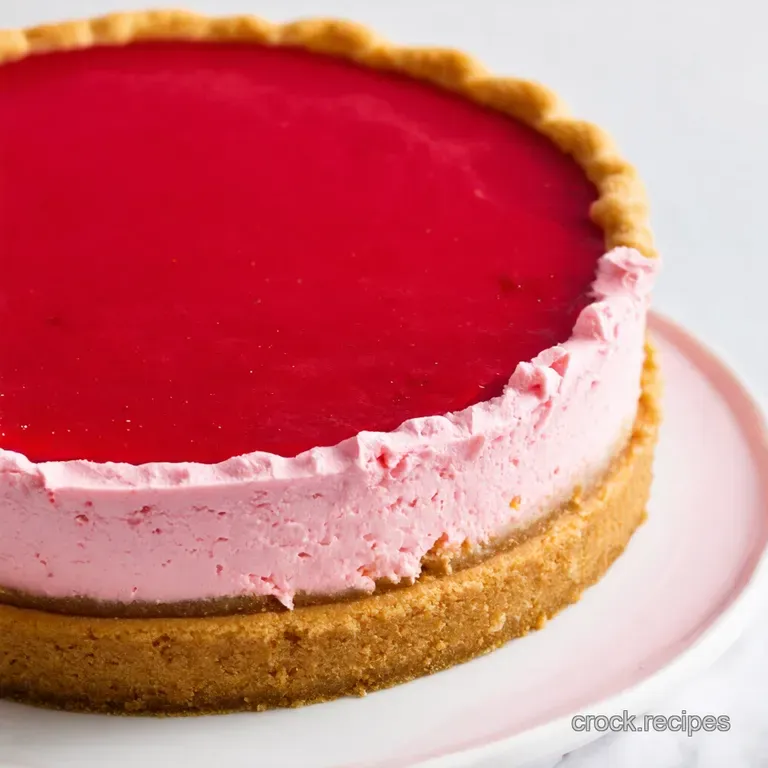 Strawberry Dream Pie A NoBake Cheesecake Fantasy