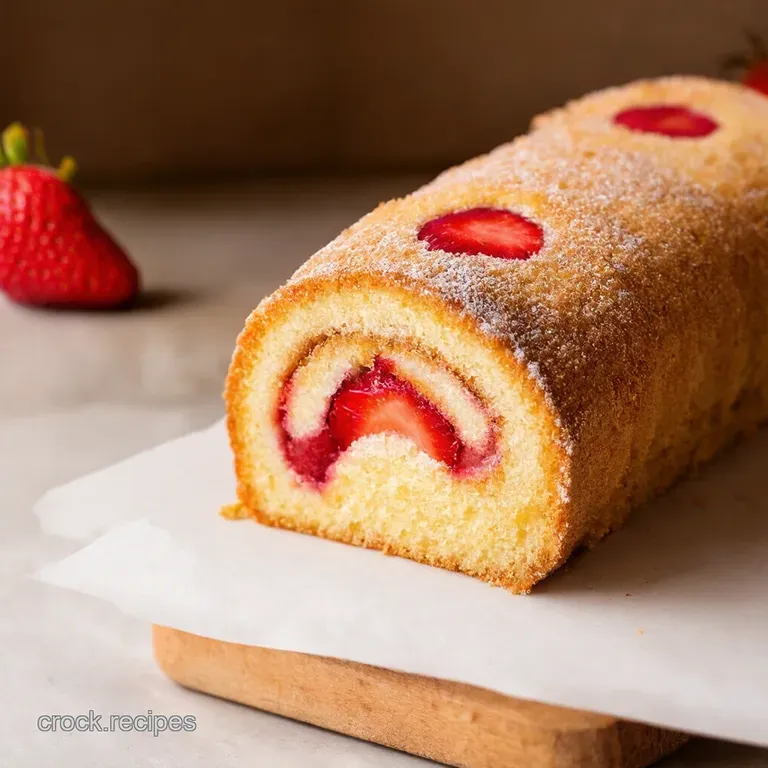 Strawberry Dream Swiss Roll a Burst of Summer in Every Slice presentation